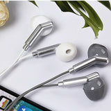 Maxbell In-Ear Handsfree Headphones Earphones With Mic For Smart Phones Gray - Aladdin Shoppers