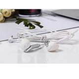Maxbell In-Ear Handsfree Headphones Earphones With Mic For Smart Phones Gray - Aladdin Shoppers