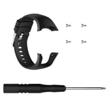 Maxbell 2xSilicone Watch Strap Watch Band Replace for Suunto Spartan Trainer Wrist HR