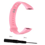 Silicone Smart Watch Band Replacement Wrist Strap For Huawei Honor 3  pink