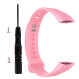 Silicone Smart Watch Band Replacement Wrist Strap For Huawei Honor 3  pink