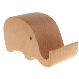 Wooden Elephant Phone Stand Cell Phone Holder for iPhone X, Also Can Be Used as A Great Decoration on Your Desk or Office - Aladdin Shoppers