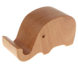 Wooden Elephant Phone Stand Cell Phone Holder for iPhone X, Also Can Be Used as A Great Decoration on Your Desk or Office - Aladdin Shoppers