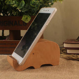 Wooden Elephant Phone Stand Cell Phone Holder for iPhone X, Also Can Be Used as A Great Decoration on Your Desk or Office - Aladdin Shoppers