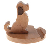 Maxbell 2 Pieces Wooden Phone Stand Cell Phone Holder for iPhone X
