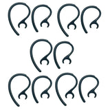 Maxbell 2x10 Pieces Replacement Earhook Ear Hook Loop Earloop Clip For Headset black