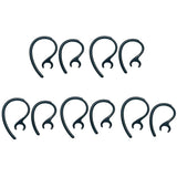 Maxbell 2x10 Pieces Replacement Earhook Ear Hook Loop Earloop Clip For Headset black