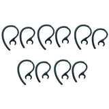 Maxbell 2x10 Pieces Replacement Earhook Ear Hook Loop Earloop Clip For Headset black