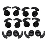 Maxbell 7xSilicone Gel Earbuds Eartips Caps for Samsung Galaxy S6 S7 Black