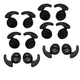 Maxbell 7xSilicone Gel Earbuds Eartips Caps for Samsung Galaxy S6 S7 Black
