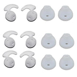 Maxbell 6 Pairs Silicone Gel Earbuds Eartips Caps For Samsung Galaxy S6 S7 White - Aladdin Shoppers