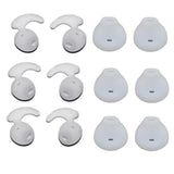 Maxbell 6 Pairs Silicone Gel Earbuds Eartips Caps For Samsung Galaxy S6 S7 White - Aladdin Shoppers