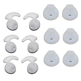Maxbell 6 Pairs Silicone Gel Earbuds Eartips Caps For Samsung Galaxy S6 S7 White - Aladdin Shoppers