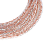 Maxbell 8x7N OCC Copper Wire, DIY HiFi Audio Cable for Earphone 2m Gold and Silver
