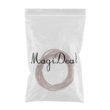 Maxbell 3x7N OCC Copper Wire, DIY HiFi Audio Cable for Earphone 2m Gold and Silver