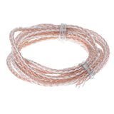 Maxbell 2x7N OCC Copper Wire, DIY HiFi Audio Cable for Earphone 2m Gold and Silver