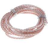 Maxbell 3x7N OCC Copper Wire, DIY HiFi Audio Cable for Earphone 2m Gold and Silver