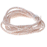 Maxbell 10x7N 8 Strands Braided OCC Copper Wire DIY HiFi Audio Upgrade Cord for Headset