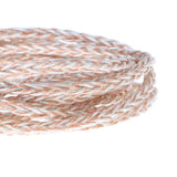 Maxbell 5x7N 8 Strands Braided OCC Copper Wire DIY HiFi Audio Upgrade Cord for Headset