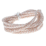Maxbell 5x7N 8 Strands Braided OCC Copper Wire DIY HiFi Audio Upgrade Cord for Headset