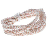 Maxbell 5x7N 8 Strands Braided OCC Copper Wire DIY HiFi Audio Upgrade Cord for Headset