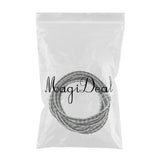 Maxbell 2x7N OCC Copper Wire, DIY HiFi Audio Cable for Earphone 2m Black and Silver