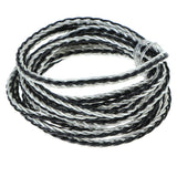 Maxbell 8x7N OCC Copper Wire, DIY HiFi Audio Cable for Earphone 2m Black and Silver