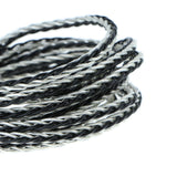 Maxbell 8x7N OCC Copper Wire, DIY HiFi Audio Cable for Earphone 2m Black and Silver