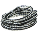 Maxbell 2x7N OCC Copper Wire, DIY HiFi Audio Cable for Earphone 2m Black and Silver