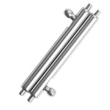 Maxbell 2xStainless Steel Quick Release Watch Strap Spring Bars 15-23mm Pin Links 22MM