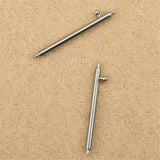 Maxbell 2xStainless Steel Quick Release Watch Strap Spring Bars 15-23mm Pin Links 22MM
