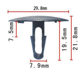 Maxbell 4x20x Fastener Rivet Hood Insulation Retainer Clip for    90467-09008