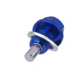 Maxbell 3xM12x1.5 Universal Blue Metal Anodized Magnetic Engine Oil Pan Drain Plug