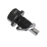 Maxbell 3xM12*1.5 Universial Black Anodized Magnetic Engine Oil Pan Drain Plug Screw