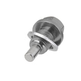Maxbell 5xTitanium M12*1.5 Anodized Magnetic Engine Oil Pan Drain Plug Crush Washer