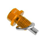 Maxbell M12x1.5 Universal Golden Metal Anodized Magnetic Engine Oil Pan Drain Plug