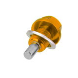 Maxbell M12x1.5 Universal Golden Metal Anodized Magnetic Engine Oil Pan Drain Plug
