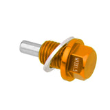 Maxbell M12x1.5 Universal Golden Metal Anodized Magnetic Engine Oil Pan Drain Plug