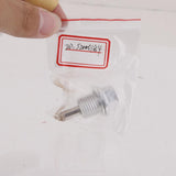 Maxbell 2xM14X1.5 Anodized Magnetic Engine Oil Pan/Transmission Drain Plug Silver