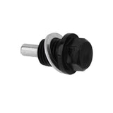 Maxbell 2xM14X1.5 Anodized Magnetic Engine Oil Pan/Transmission Drain Plug Black