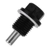 Maxbell 4xM14X1.5 Anodized Magnetic Engine Oil Pan/Transmission Drain Plug Black