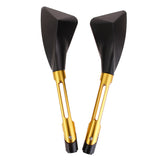 Maxbell Maxbell Universal CNC Motorcycle ATV Handlebar 8mm 10mm Triangle Rearview Mirrors