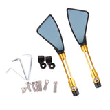 Maxbell Maxbell Universal CNC Motorcycle ATV Handlebar 8mm 10mm Triangle Rearview Mirrors