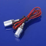 Maxbell 2pcs White SMD LED License Car Motorcycle Plate Stud Screw Bolt Light Lamp