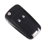 Maxbell 2x2 Button Key Fob Case Shell + Uncut Blade for Vauxhall Opel Astra Insignia