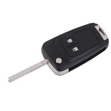 Maxbell 2x2 Button Key Fob Case Shell + Uncut Blade for Vauxhall Opel Astra Insignia