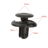 Maxbell 10PCS Bumper Grille Retainers Clips for    for Honda 91501-S04-003
