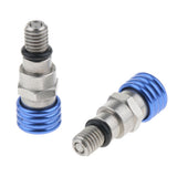 Maxbell 3xMotocross Fork Air Miro Bleeders Valves M5x0.8 for Honda for Suzuki CR250 Blue