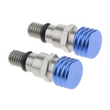 Maxbell 3xMotocross Fork Air Miro Bleeders Valves M5x0.8 for Honda for Suzuki CR250 Blue