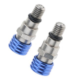 Maxbell 3xMotocross Fork Air Miro Bleeders Valves M5x0.8 for Honda for Suzuki CR250 Blue
